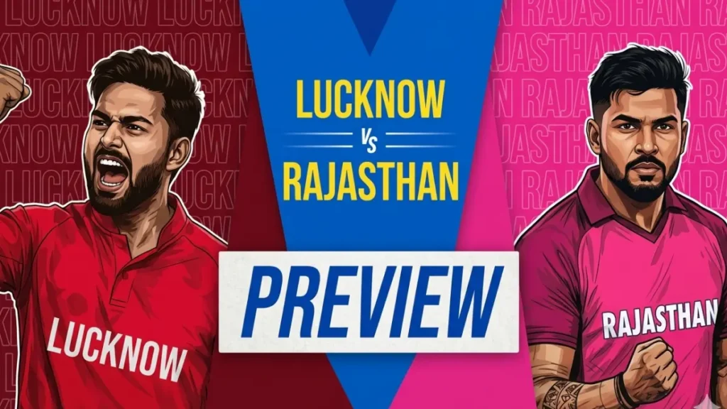 Lucknow super giants vs Rajasthan royals