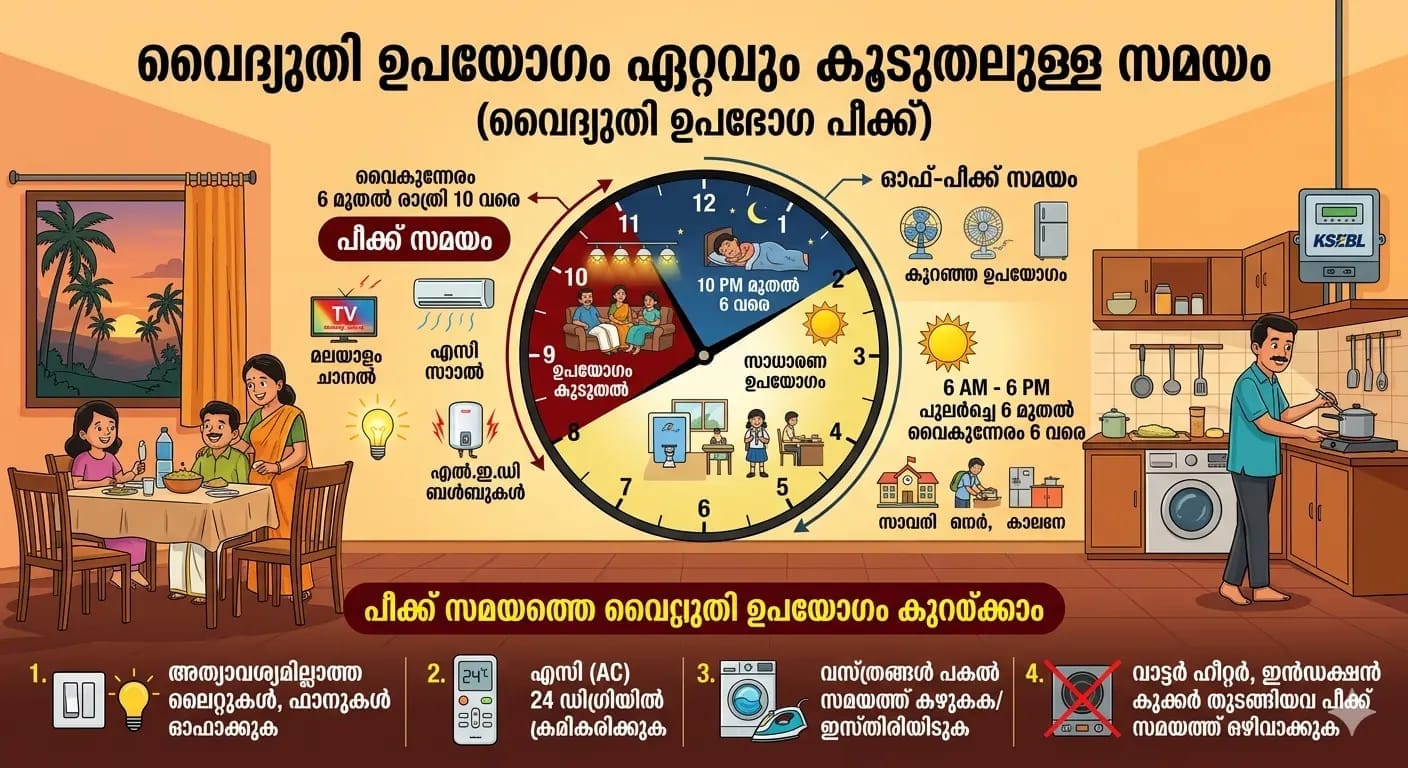 വൈദ്യുതി ഉപഭോഗം