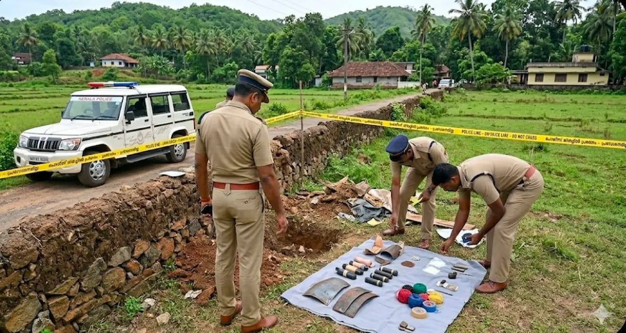 കണ്ണൂരിൽ വീണ്ടും ബോംബ് ശേഖരണം