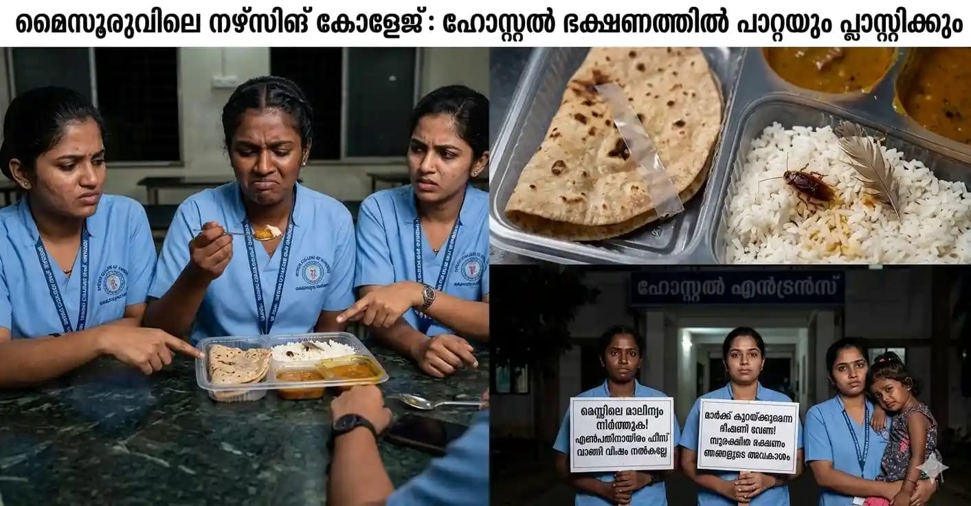 mysore hostel malayali food issue