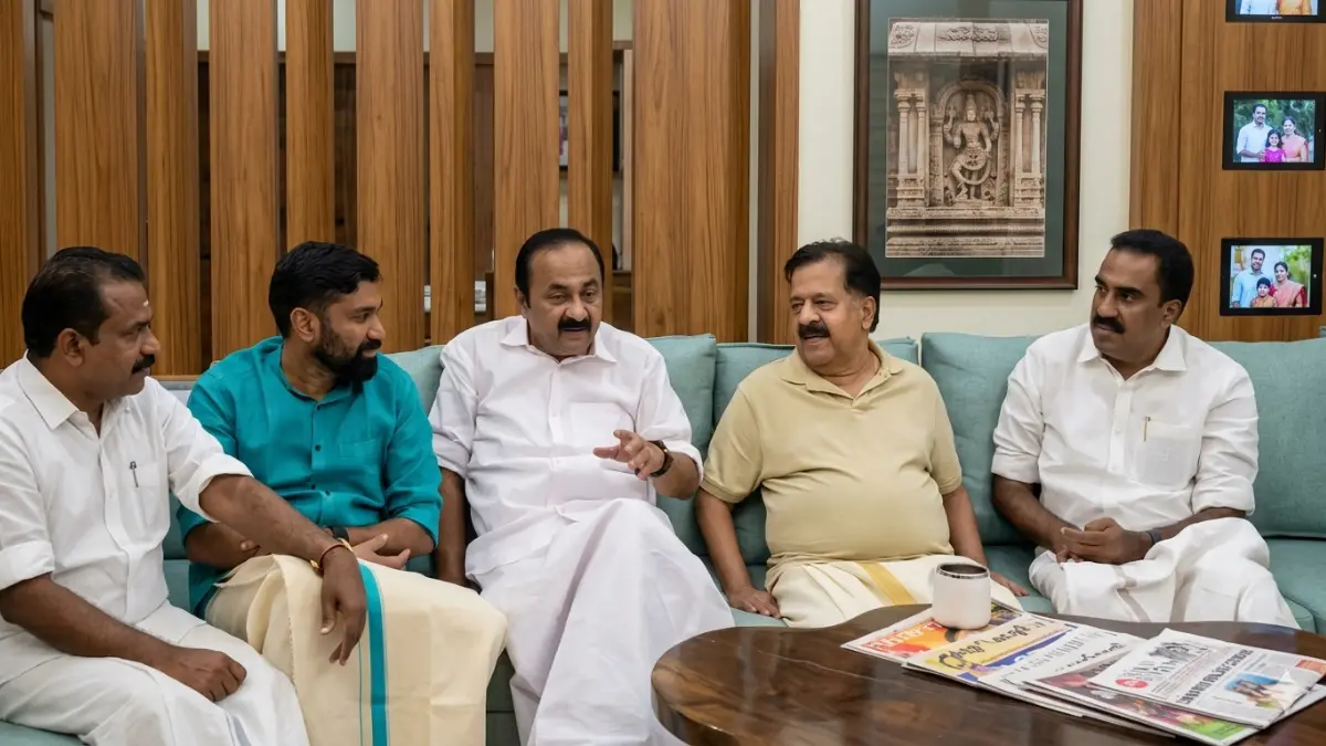 VD Satheesan, Ramesh Chennithala, Congress Internal Issue, Kerala Congress News, High Command Decision, Kerala Politics 2026.