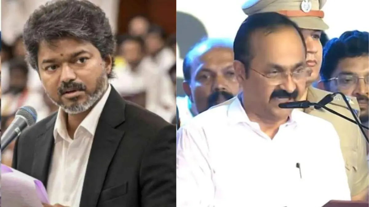സത്യപ്രതിജ്ഞയ്ക്ക് വിജയ് എത്താതിരുന്നതിന് കാരണം പേടി എന്ന്, Vijay Skipped Kerala Oath Event, DMK TKS Elangovan Against TVK, Tamil Nadu Kerala Politics 2026, Rahul Gandhi VDM Satheesan Swearing In.