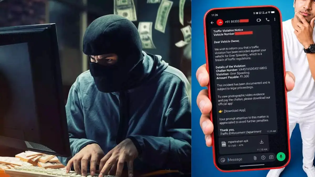വ്യാജ ട്രാഫിക് ചലാൻ, Kerala Police Cyber Warning, Traffic Fine Online Fraud SMS, Parivahan NextGen Scam India, Cyber Crime Cell Helpline.