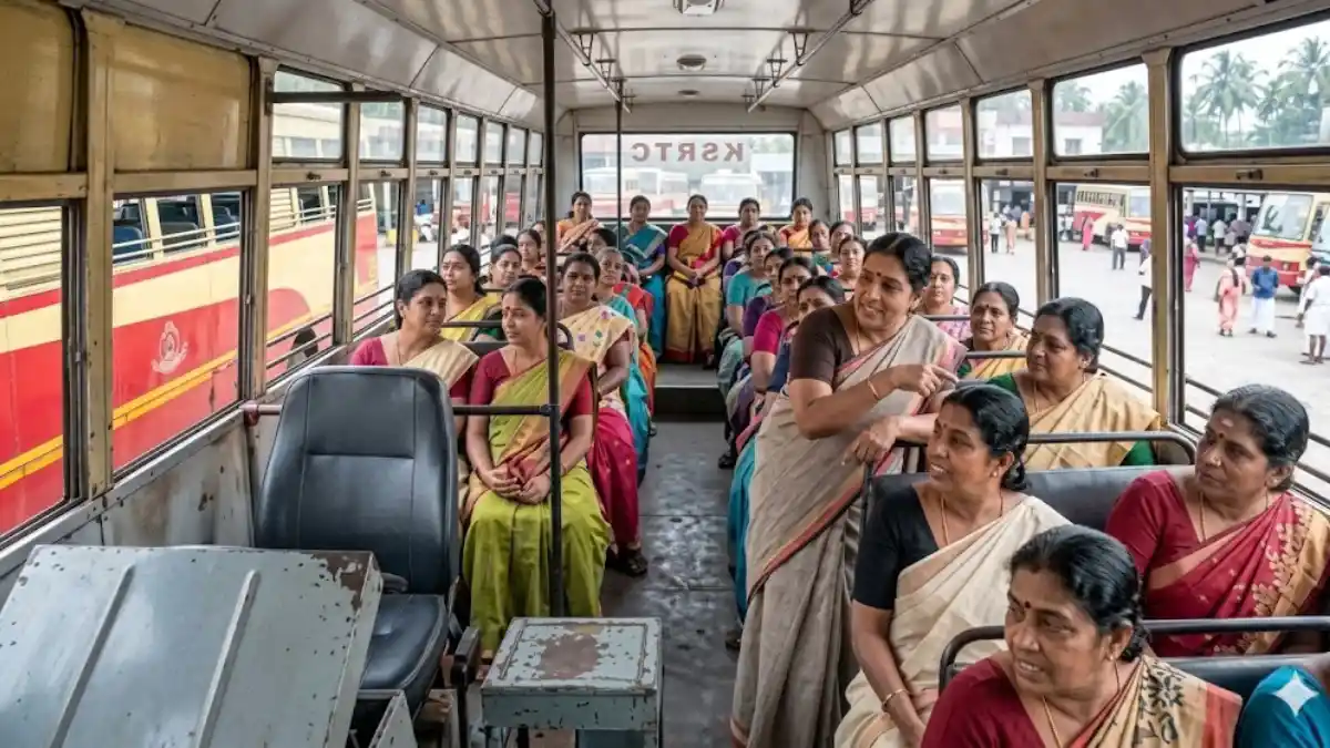 കെഎസ്ആർടിസി സൌജന്യ യാത്ര നഷ്ടം, സ്ത്രീകളുടെ സൌജന്യ ബസ് യാത്ര
