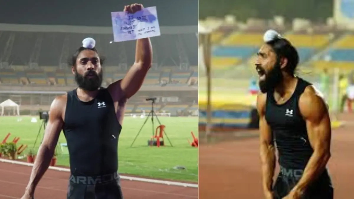 ഗുരീന്ദർവീർ സിങ്, ദേശീയ റെക്കോർഡ്, 100 മീറ്റർ ഓട്ടം, ഫെഡറേഷൻ കപ്പ്, ഇന്ത്യൻ അത്ലറ്റിക്സ്