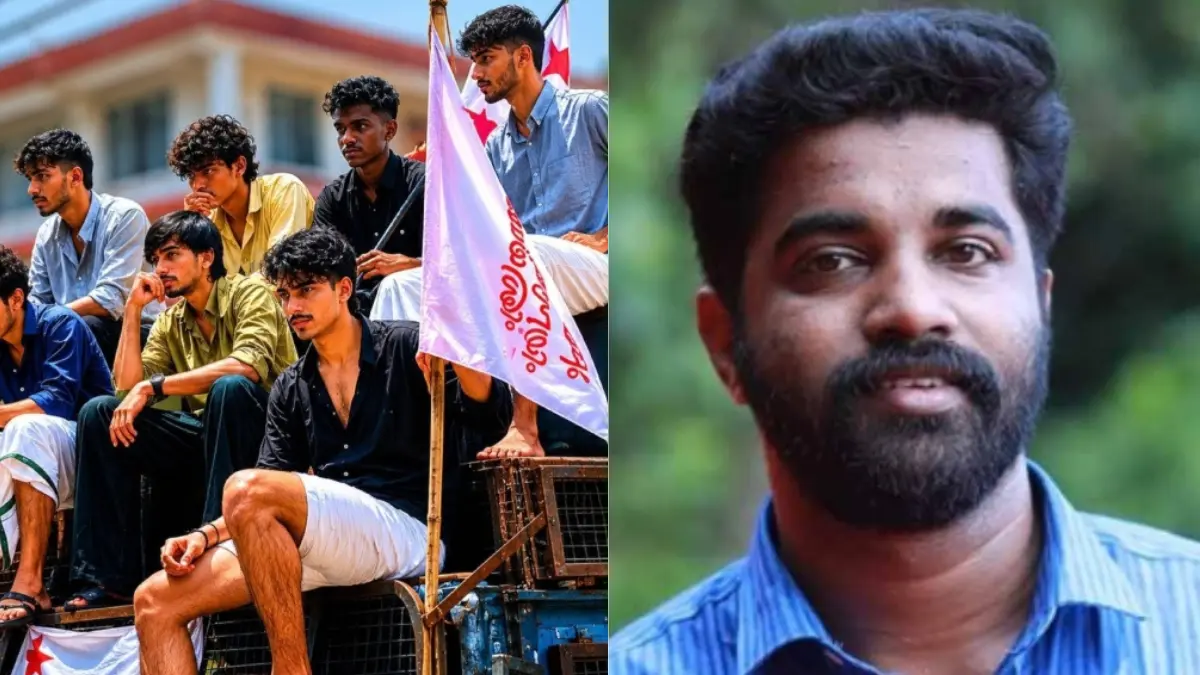 ജലം ചീറ്റുന്ന പീരങ്കിയല്ല, പി എം ആർഷോ, എസ്‌എഫ്‌ഐ കെഎസ്‌യു സംഘർഷം, കേരള യൂണിവേഴ്സിറ്റി തെരഞ്ഞെടുപ്പ്, പാളയം അക്രമം