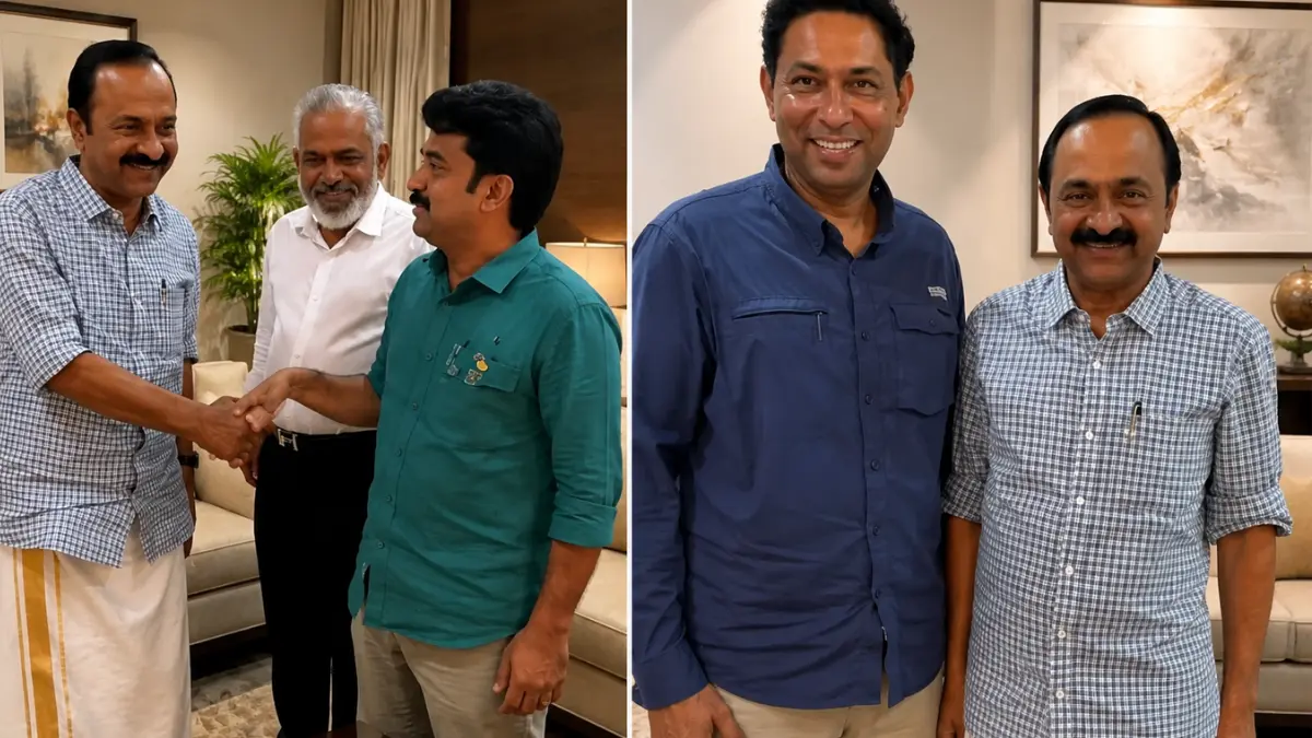 ai image, വി ഡി സതീശൻ - അദാനി ഗ്രൂപ്പ് കൂടിക്കാഴ്ച
