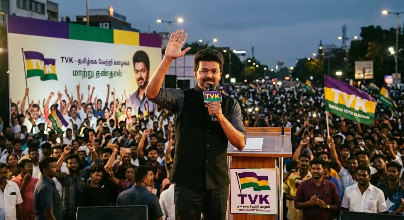 വിജയിന്റെ ടിവികെ റിസോർട്ട് രാഷ്ട്രീയം