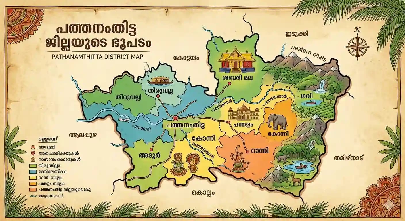 pathanamthitta map