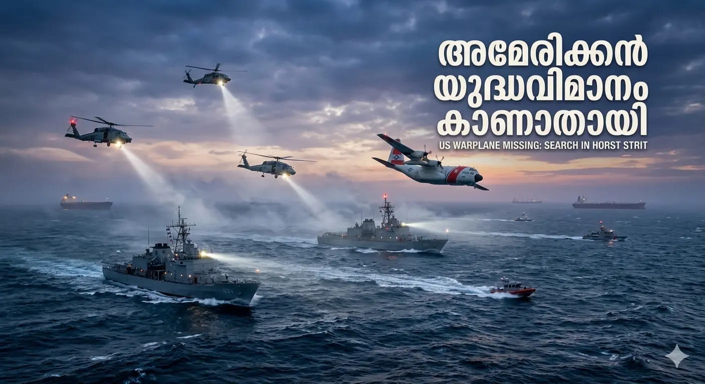 അമേരിക്കൻ യുദ്ധവിമാനം കാണാതായി