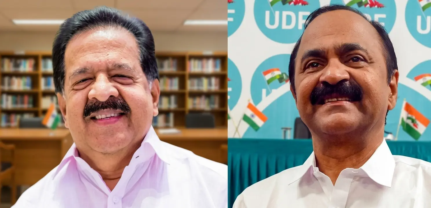 രമേശ് ചെന്നിത്തല വി ഡി സതീശൻ ആശംസകൾ, Ramesh Chennithala, V D Satheesan, Kerala Congress Politics, UDF Government 2026, Kerala Chief Minister News.