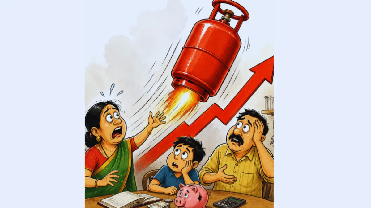 എൽപിജി വില വർദ്ധനവ്, പാചകവാതക വിലക്കയറ്റം, എണ്ണക്കമ്പനികളുടെ ലാഭം, കേന്ദ്ര സർക്കാർ നയങ്ങൾ, സാധാരണക്കാരുടെ ദുരിതം