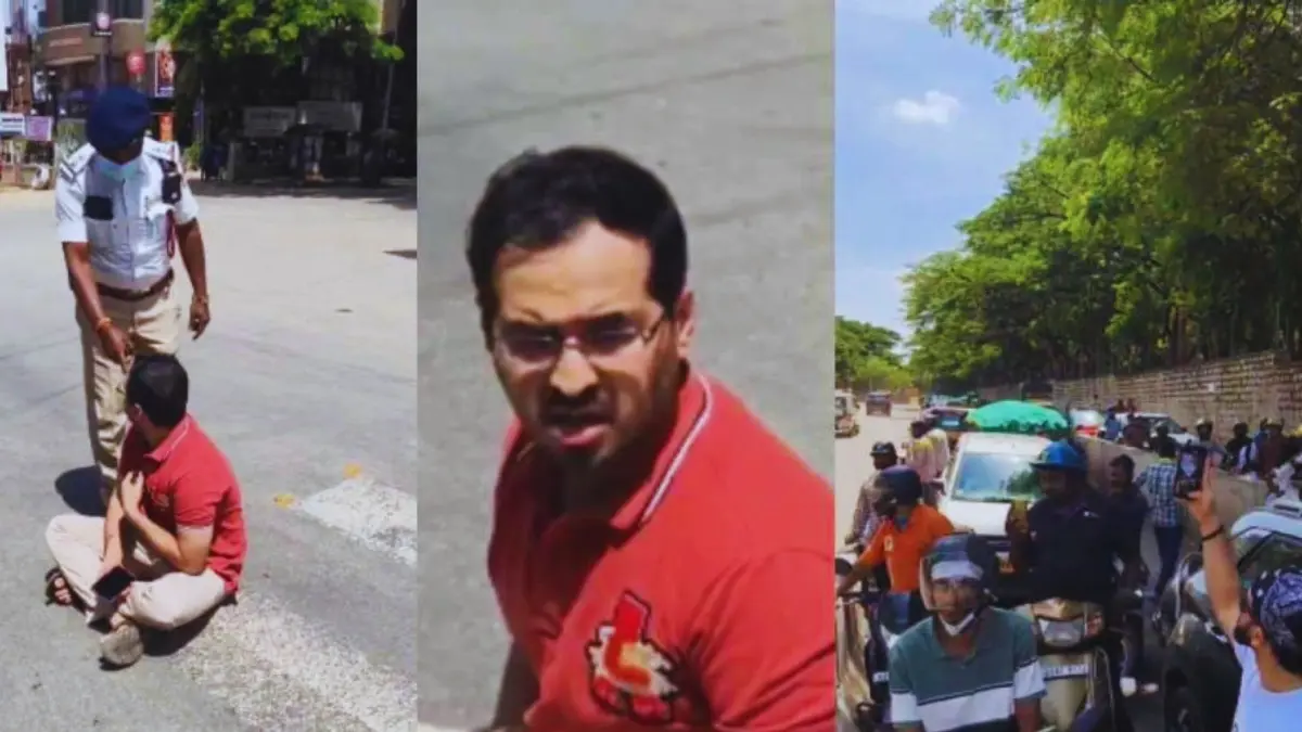 ഗവർണർക്ക് പോകാൻ ഗർഭിണിയെ, ബംഗളൂരു ട്രാഫിക് ബ്ലോക്ക്, വി ഐ പി പ്രതിഷേധം, കർണാടക ഗവർണർ വാർത്തകൾ, സോഷ്യൽ മീഡിയ ട്രെൻഡിങ്