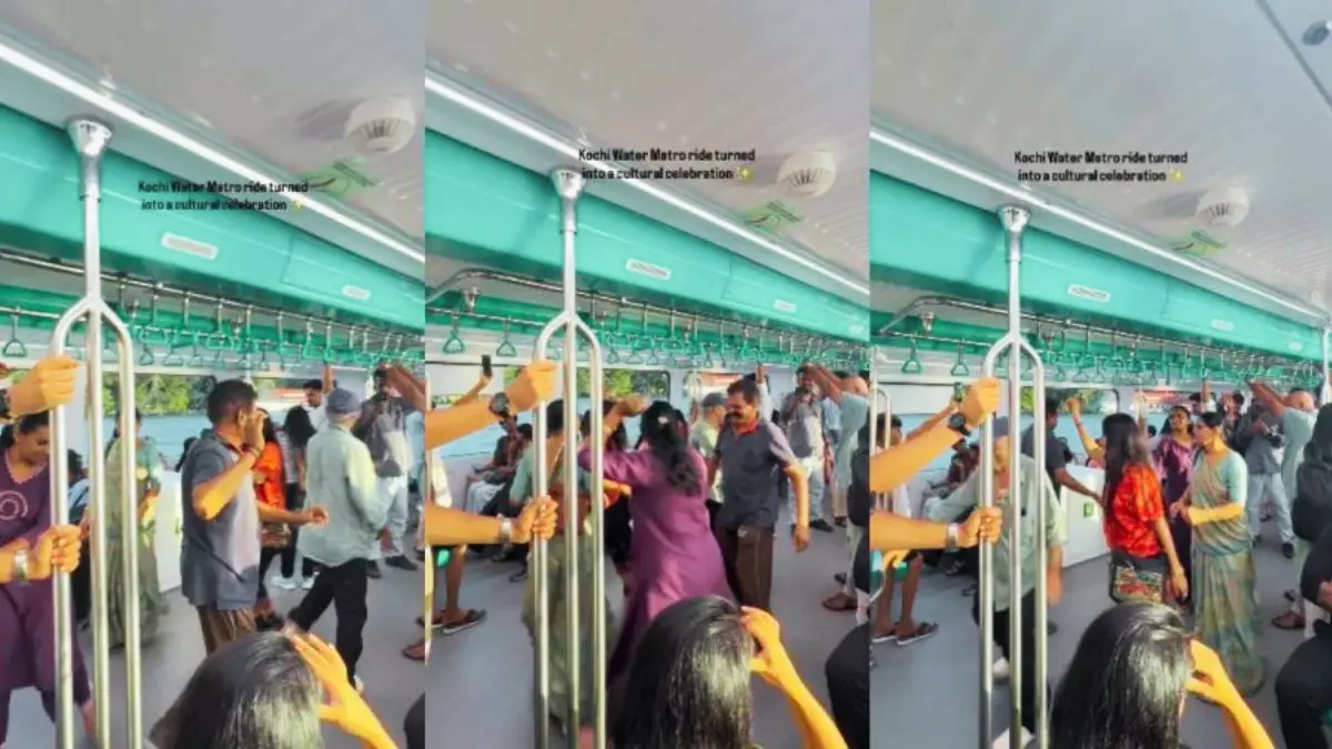 കൊച്ചി വാട്ടർ മെട്രോ, ഗർബ നൃത്തം വിവാദം, സോഷ്യൽ മീഡിയ ട്രെൻഡിങ്, കേരള പൊതുഗതാഗതം, യാത്രക്കാരുടെ സുരക്ഷ