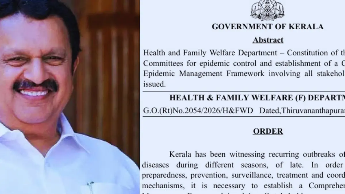 പകര്‍ച്ചവ്യാധി വ്യാപനം തടയാന്‍ കേരളം; പ്രതിരോധ പ്രവര്‍ത്തനങ്ങള്‍ക്കായി നാല് ഉന്നതതല കമ്മിറ്റികള്‍ രൂപീകരിച്ചു