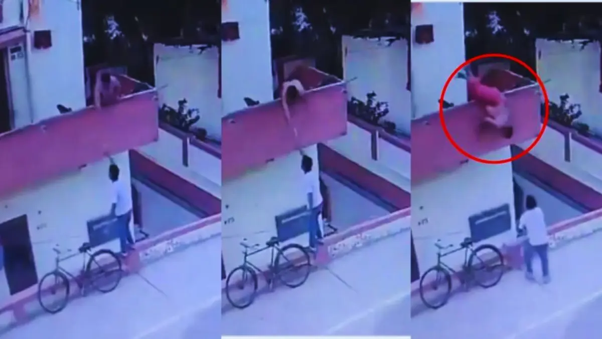 ബാല്‍ക്കണിയില്‍ നിന്ന് ഐസ്ക്രീം വാങ്ങാന്‍ ശ്രമിക്കവെ ഉത്തർപ്രദേശിൽ യുവാവ് താഴേക്ക് വീണു.