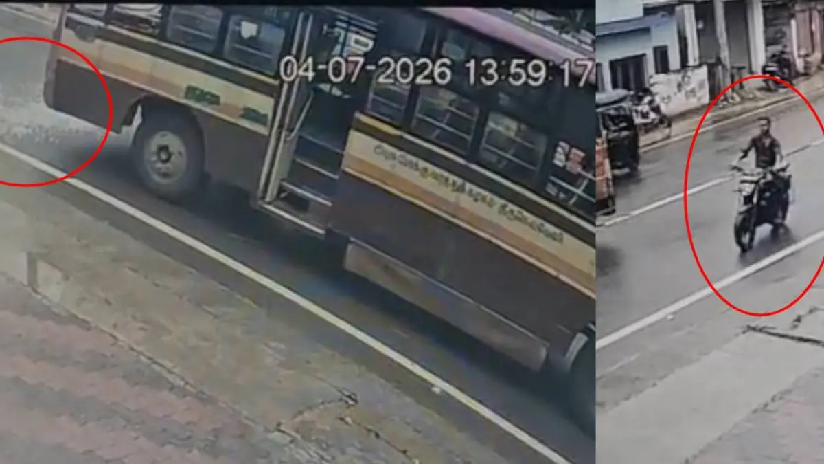 തമിഴ്നാട് ട്രാൻസ്പോർട്ട് ബസിന് നേരെ ആക്രമണം നടന്നത് വെള്ളറടയിൽ.